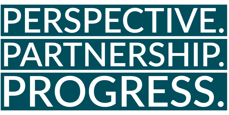 Perspective. Partnership. Progress.