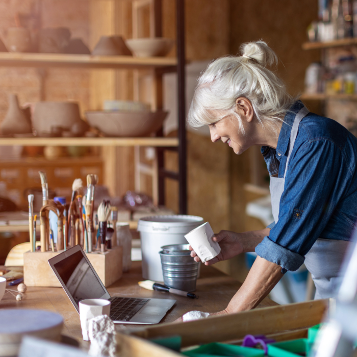 Woman in kitchen
